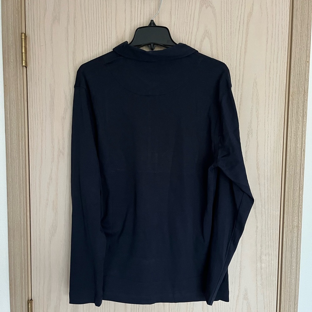 Banana Republic Navy polo Long Sleeve Shirt - Picture 5 of 5